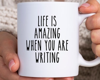 Writer Gift Ideas, Gifts For Author, Published Writer, Novelty Coffee Mugs, New Author Gift, Congrats Gifts