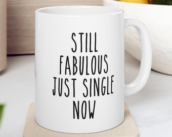 Funny Divorce Mug, Divorce Party Gift, Breakup Humor Coffee Cup, Sarcastic Ex Wife Present, Single Life Tea Mug, Divorcee Office Gift