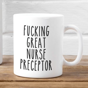Nurse Preceptor Gift, Best Nurse Preceptor Coffee Mug, Preceptor Nursing Mugs, Nursing Student Gift, Nursing Instructor, Thank You Gift