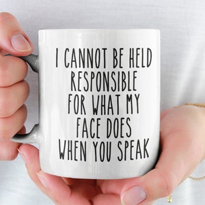 Sarkastische Tasse, lustige Kaffeetasse, sarkastische Kaffeetasse, unhöfliche Tasse, lustiges Geschenk, Geschenk für Kollegen, lustige Tassen, Tassen mit Zitaten