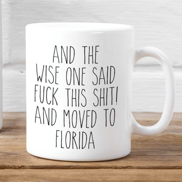 Moving to Florida Gift, Relocating to Florida Gift, Florida Mug, Co-worker relocation present, Moving away gift, Funny Moving Gift