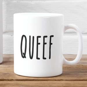 Tazza parodia Queef Rae Dunn