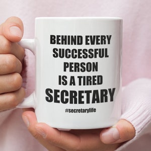 Secretary Mug, Secretary Gift, Funny Christmas Gift for Secretary, Funny Secretary Coffee Mug, Secretary Present, Best Secretary