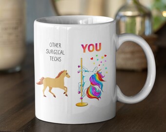 Surgical Tech gift, Surgical Tech Mug, best Surgical Tech, Surgical Tech appreciation, Surgical Tech gift idea, Unicorn mug, Gag Gifts