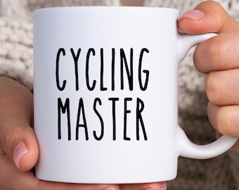 Cycling Gifts, Cycling Mug, Funny Gift Cyclist, Cycle Gift for Man, Bike Gift for Him, Bike Mug Husband, Rae Dunn inspired