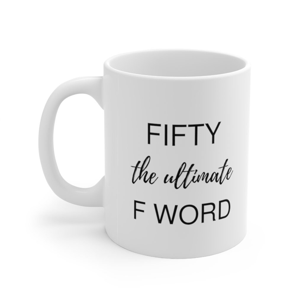Fifty the Ultimate F Word 50th Birthday Gifts 50th Birthday | Etsy