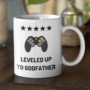 Personalized New Godfather Gift Godfather To Be Funny Godfather Pregnancy Announcement New Godfather Mug Announcement Reveal to Godfather