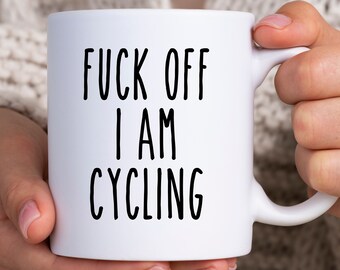 Cycling Gifts, Cycling Mug, Funny Gift Cyclist, Cycle Gift for Man, Bike Gift for Him, Bike Mug Husband, Rae Dunn inspired
