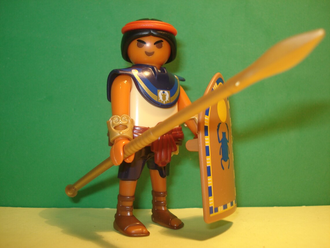 Playmobil 6488 Egyptian Soldier With Spear New State | Etsy