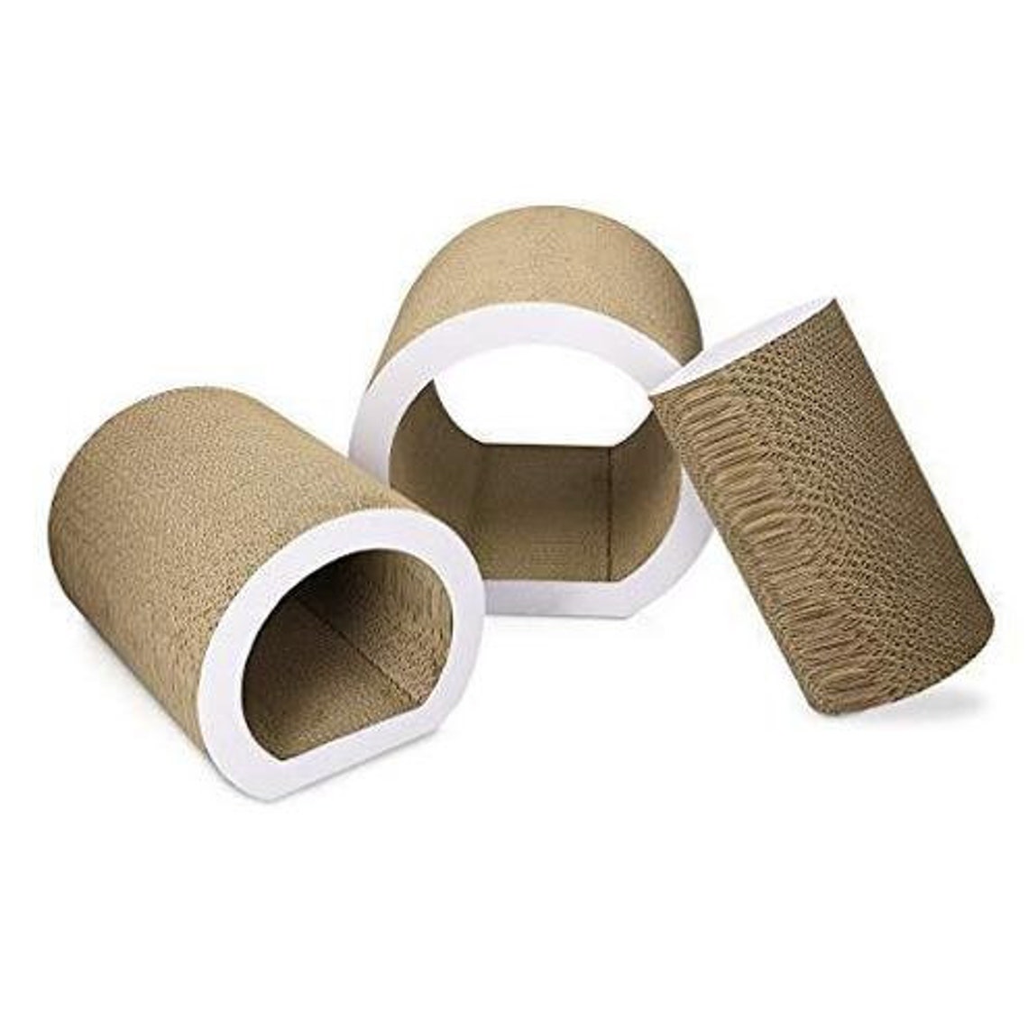 Cat Tunnel Scratcher Set 3-Pieces Corrugated Cardboard | Etsy