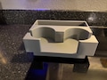 Brinkley Cup Holder with storage bin