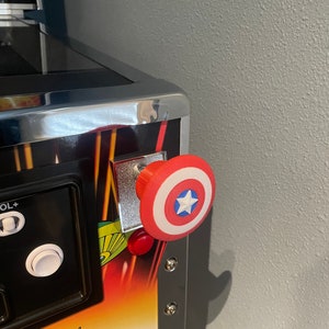 Arcade1Up Pinball - shooter rod mod - Cap America