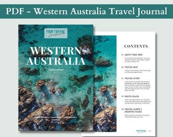Digital Travel Journal - Western Australia Coral Coast (also for kids)