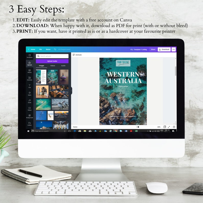 Canva Template: Travel Journal (also for kids) image 2
