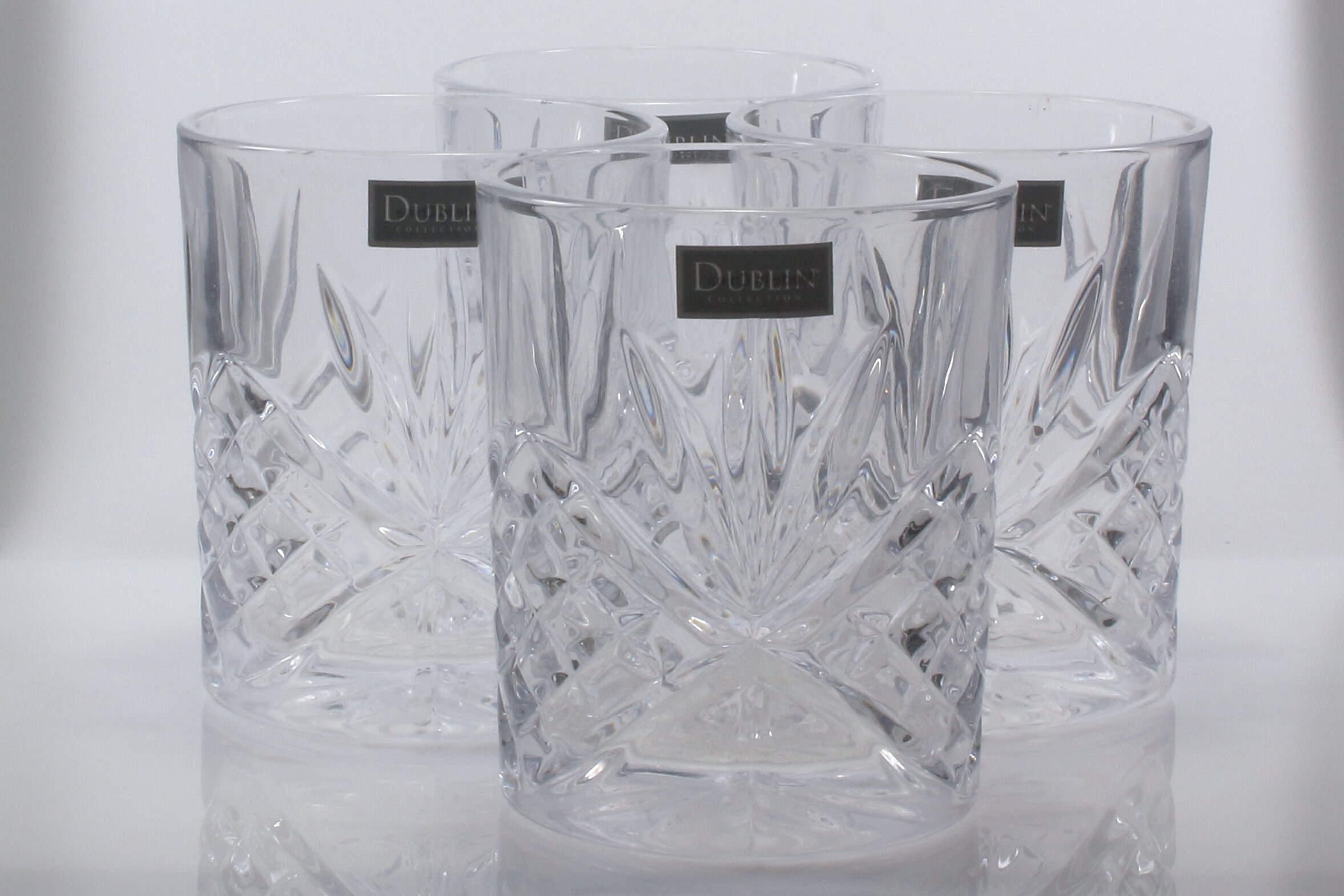 Godinger Old Fashioned Whiskey Glasses, Shatterproof Dublin Collection, Set of 4 Etsy UK