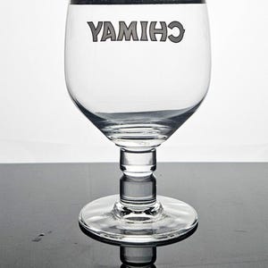 CHIMAY Ale Belgian Beer Chalice Goblet - Beer Mug - Mug - Beer Stein - Glass Mug - Beer Goblet - Collectible Glass