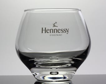 Hennessy Cognac Bubble Glass - Barware - Cocktail Glass - Cognac Glass - Gift for Him - Groomsmen Gifts
