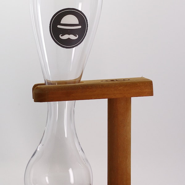 Beer Yard Glass With Stand Etsy