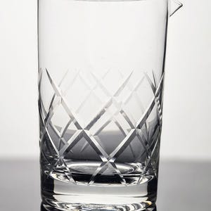 A Bar Above Cocktail Mixing Glass - Diamond Cut - Barware For Men - Barware For Her - Drink and Barware - Gift for Him - Bar Christmas