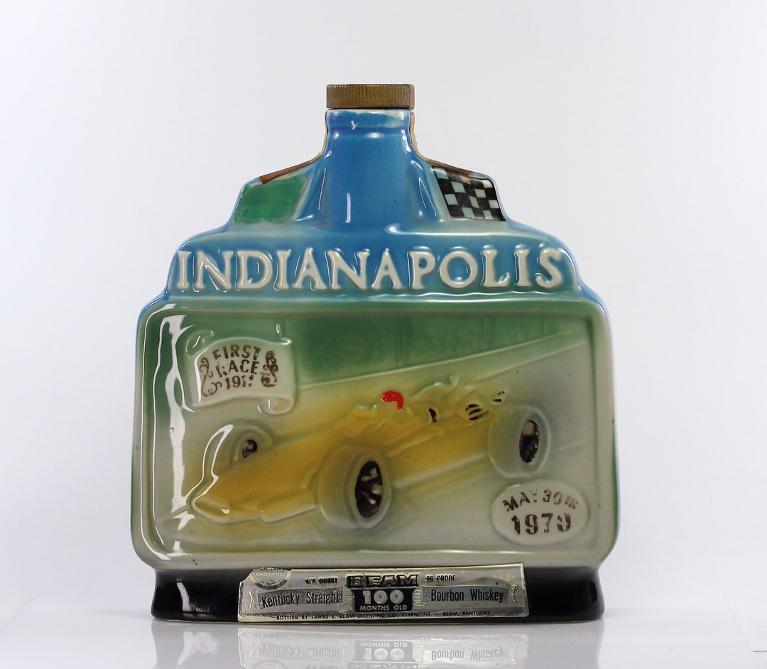 Jim Beam Decanter Indy 500 Etsy