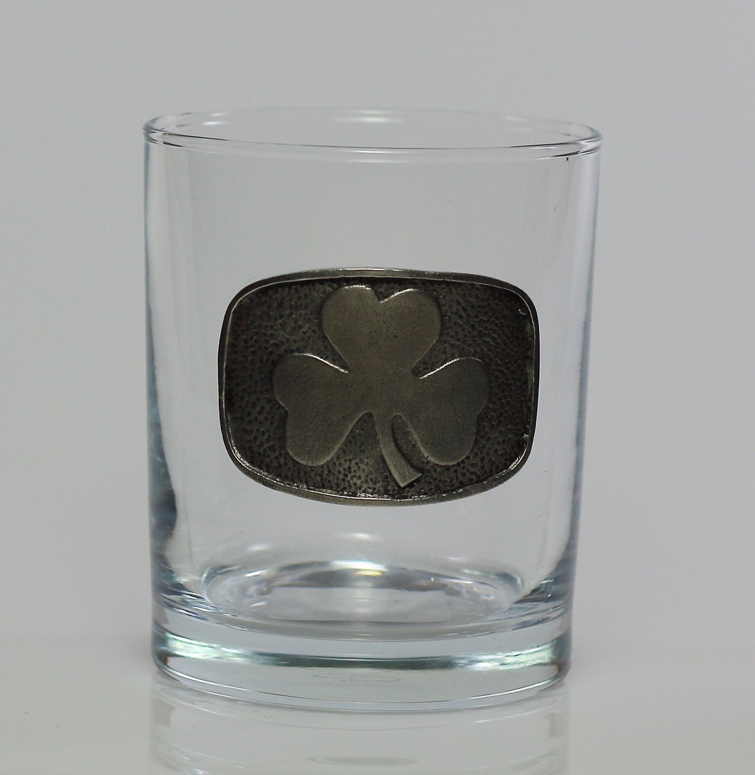 Shamrock Irish Whiskey Glasses Etsy