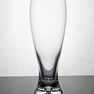 Krosno Poland Crystal Pilsner Beer Glasses Bubble Base - Beer Mug - Mug - Beer Stein - Glass Mug - Beer Goblet