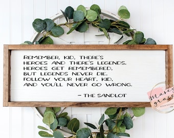 The Sandlot Movie Quote SVG | Baseball Legend Cut File (Digital Download)