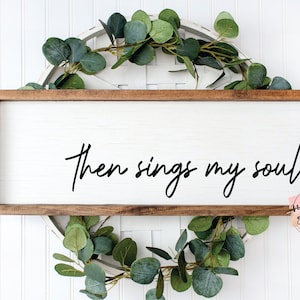 Dann singt Meine Seele | Schrift | Zitate | Amen | Christliche | Digitale Schnittdatei - SVG PNG DXF eps