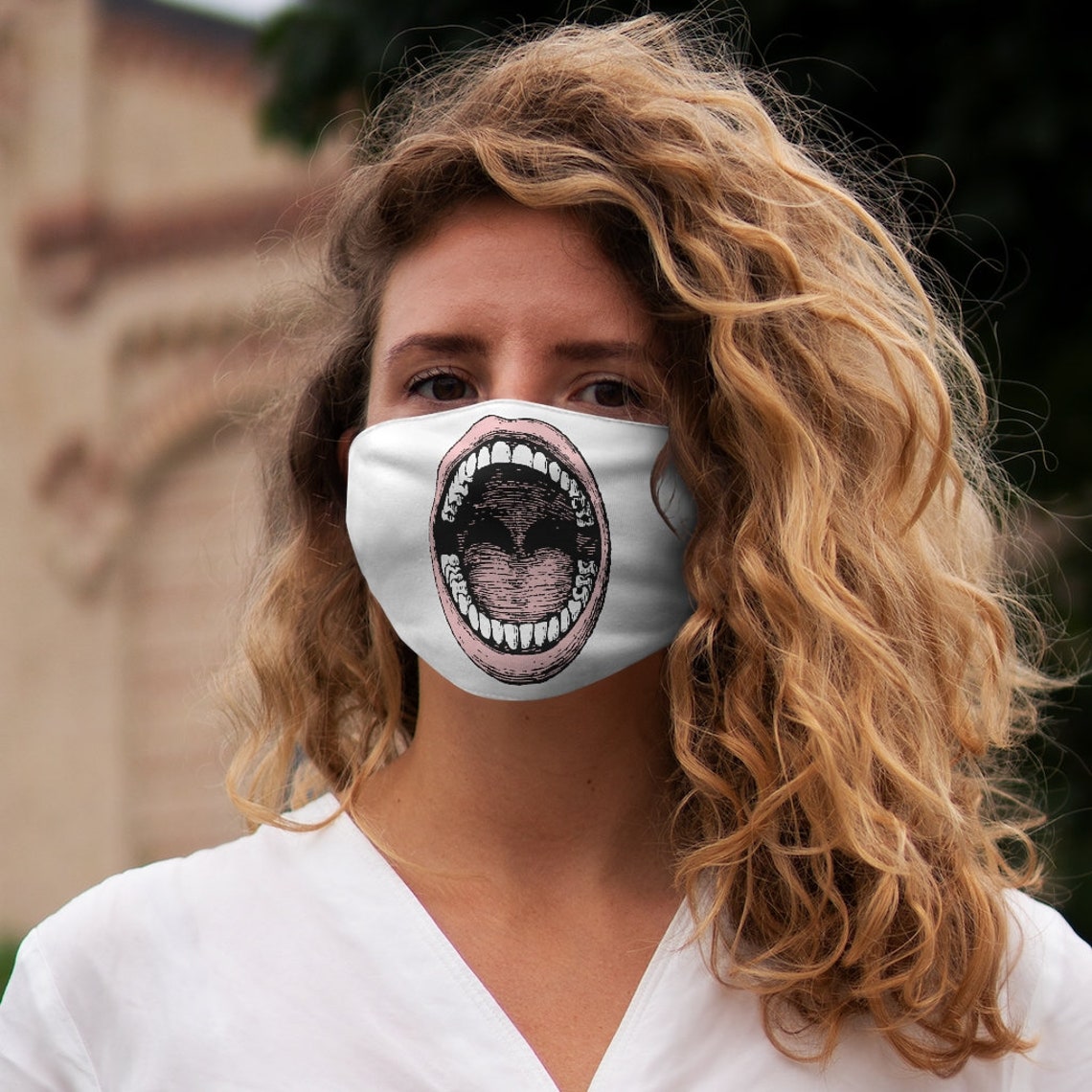 Funny Face Masks Comedic Mask Mouth Open Funny Mask Etsy