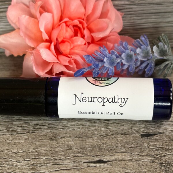 NEUROPATHY Essential Oil Roll-On | Natural Pain Relief |  Tingling Hands and Feet | Circulation | Nerve Pain | Natural Remedies