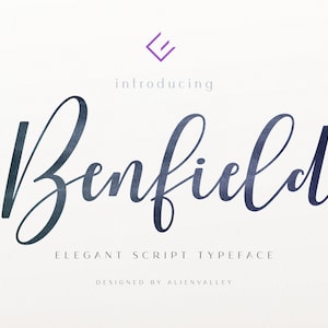 Benfield, Script Font, Wedding Font, Script Typeface, Calligraphic Font, Branding Font, Signature Font, Cricut Font, Web Font, Elegant Font