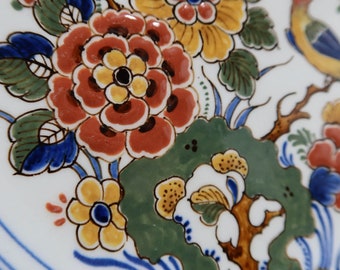 Polychroom Bord ‘Paradijsvogel’ (Royal Delft – Porceleyne Fles)