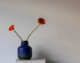 Vintage West-Duitsland Vaas 'Karlsruher Majolika'