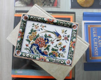 Delfts Blauw Polychroom Bord (Royal Delft – Porceleyne Fles)