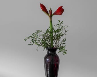 Vintage Vaas 'Violet' Paars