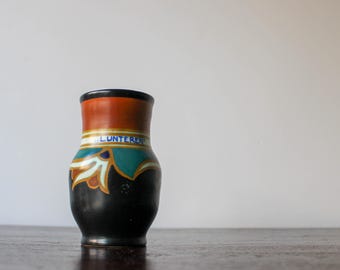 Gouda Plateel Vaasje (Plateelbakkerij en Pijpenfabriek Zenith)