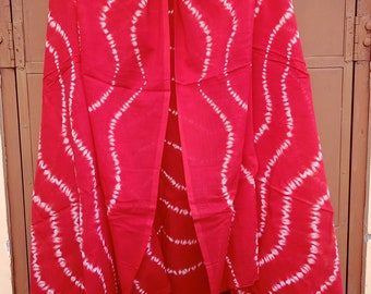 SHIBORI Tie & Dye Sarong bufanda pareo, 78 "X44" pulgadas (200 cm) X (112 cm), sarong y bufanda al por mayor disponibles, tela shibori, cortina de tinte shibori