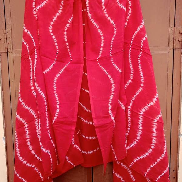 SHIBORI Tie & Dye Sarong Scarf pareo, 78"X44"inches(200cm)X(112cm), wholesale sarong and scarf available, shibori fabric,shibori dye curtain