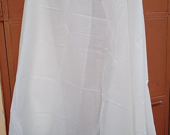 Organic cotton white and off white Scarf and Sarong, Available in All sizes, this is not bleached fabric this is pure organic fabric.