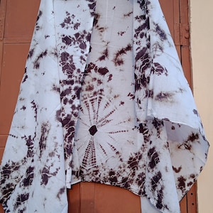 Sarong & Scarf :- very soft cotton voile tie dye sarong, scarf, pareo, 78X44"inches(200cm)X(112cm) stitched edging, Azo free dyed