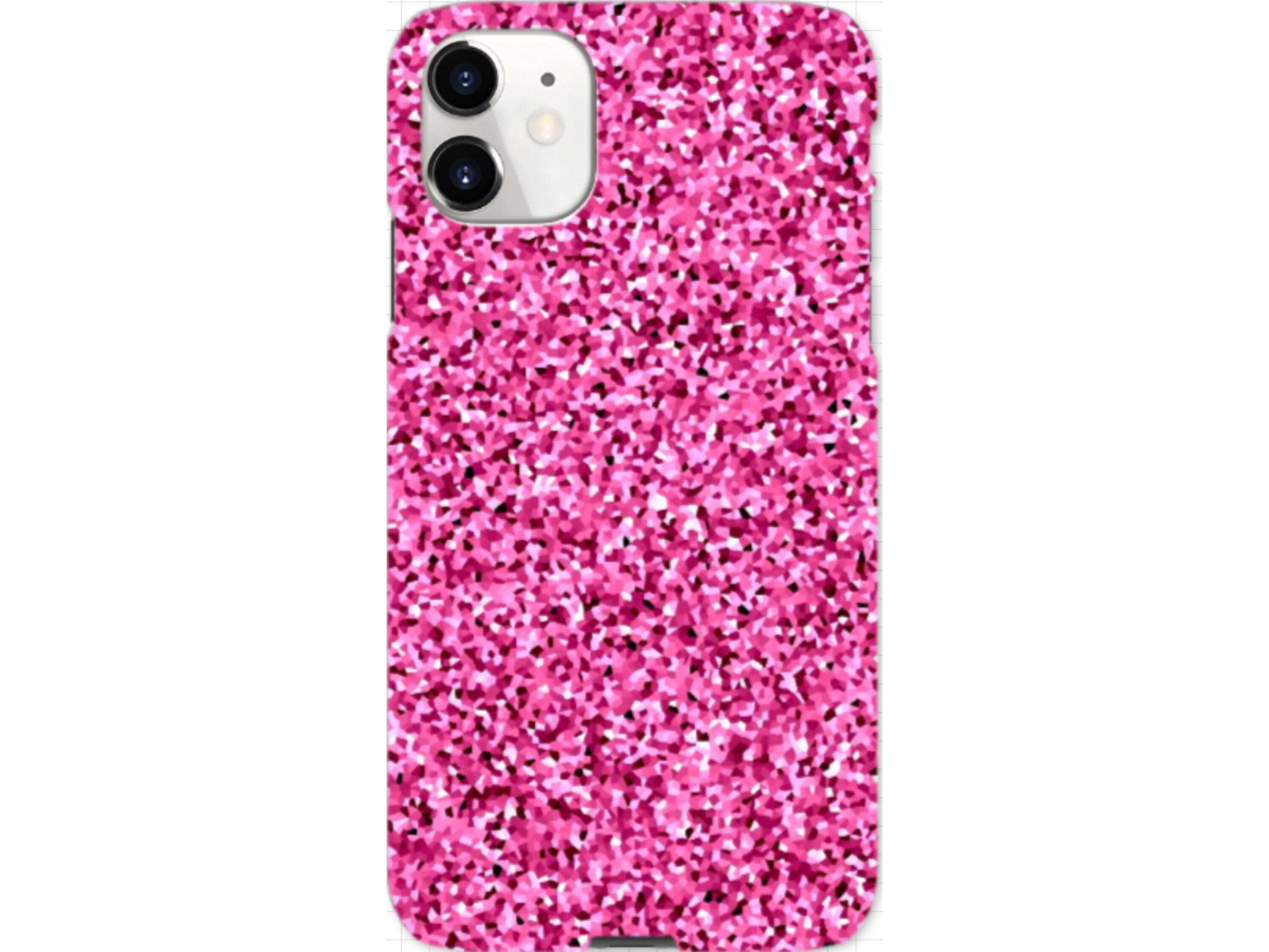 Pink Glitter Phone Case Glitter Smartphone Case for Women 