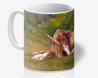 Artistic unicorn printed mug for the perfect tea, coffee or chocolate experience