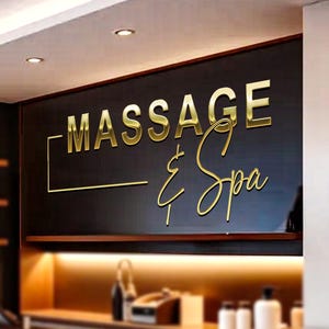 Beauty Salon Sign Business Logo Sign Reception Logo Sign Laser Cut Logo Sign, 3D Business Sign, Business Signboard, Aesthetic Salon Sign