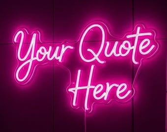Custom Neon Name Sign, Personalized LED Neon Light, Home Decor