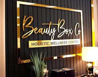 Laser Cut Logo Sign, Beauty Salon Sign, 3D Business Sign, Business Signboard, Custom Laser Cut, Logo With Raised 3D Design, Dentist Sign