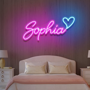 Neon Sign teenage Girl gifts, room decor for teens, custom name sign, Gift for teenage girl, kids gift girl, Home Decor Gift, Helen5