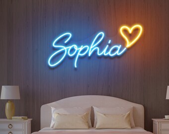 Girl gifts personalized Neon sign name, custom neon sign gift for kids christmas, gifts for teen girls, Room Decor Neon name sign bedroom