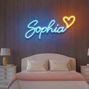 Girl gifts personalized Neon sign name, custom neon sign gift for kids christmas, gifts for teen girls, Room Decor Neon name sign bedroom