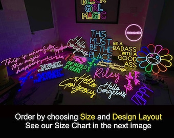 Custom Neon Sign, Personalized LED Light, Home Decor