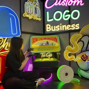 Custom neon sign Logo, Business neon sign, Neon logo Sign, Business Logo Sign, Neon Logo Sign,  neon sign custom logo, Neon name sign, Helen
